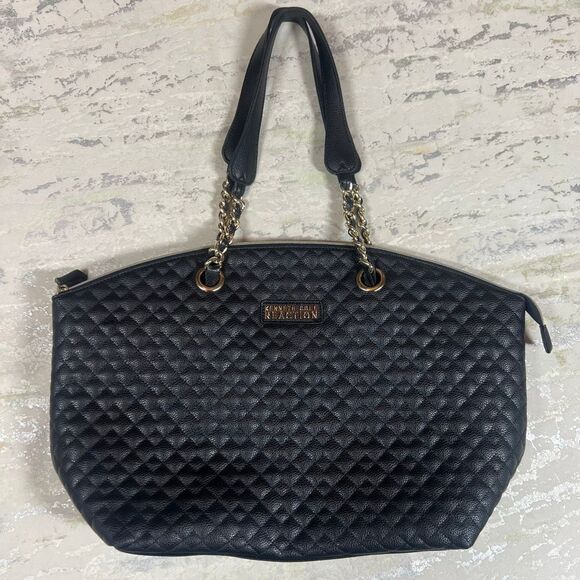 Kenneth Cole Reaction Faux Leather Quilted Tote bag - Picture 1 of 12